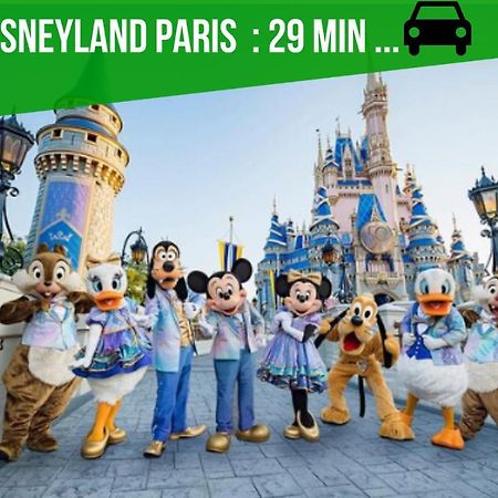 The Sunshine- Appart Cosy Proche Paris-Disney Avec Parking Prive Dans Residence Meaux Exterior foto