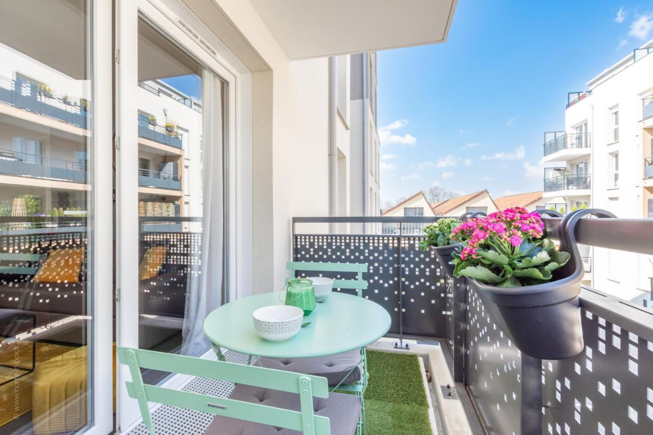 The Sunshine- Appart Cosy Proche Paris-Disney Avec Parking Prive Dans Residence Meaux Exterior foto