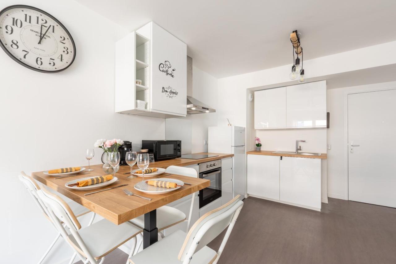 The Sunshine- Appart Cosy Proche Paris-Disney Avec Parking Prive Dans Residence Meaux Exterior foto