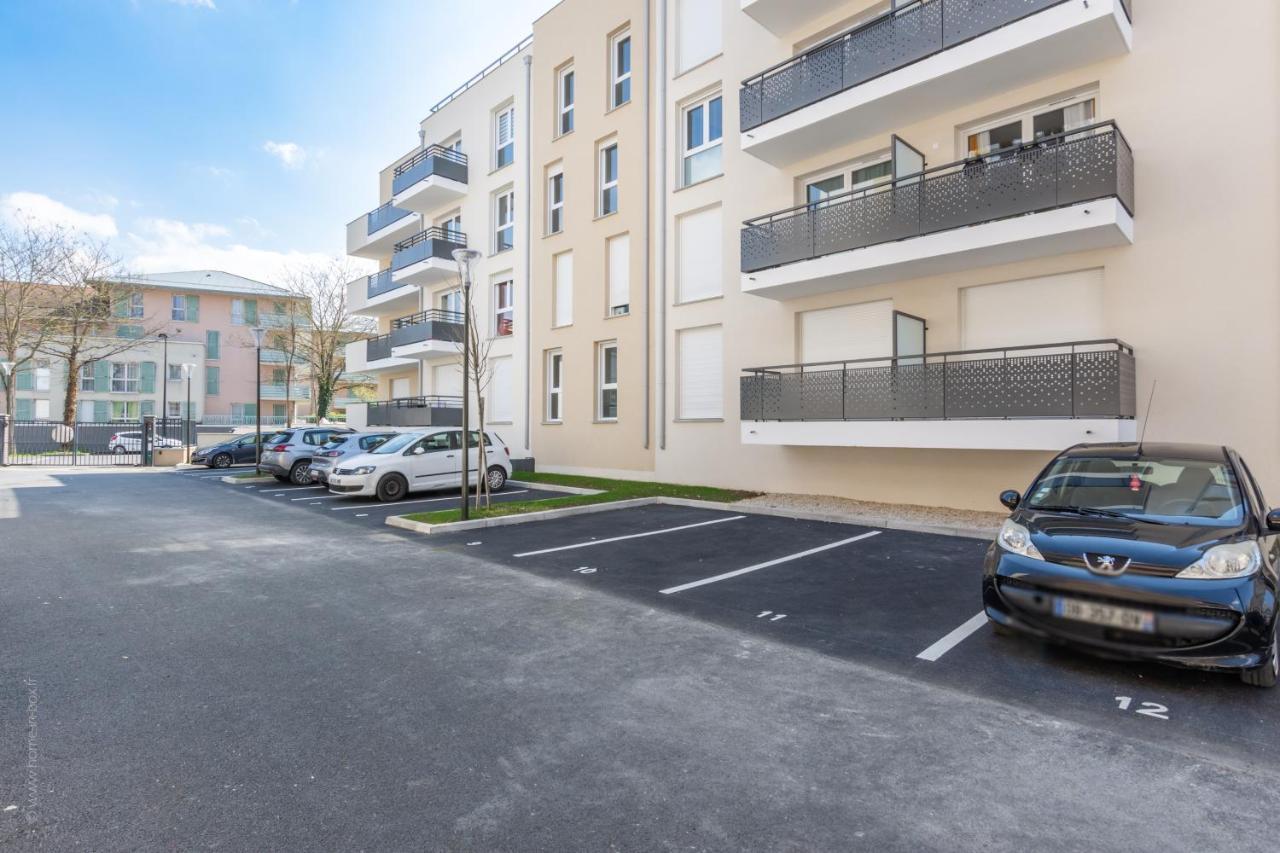 The Sunshine- Appart Cosy Proche Paris-Disney Avec Parking Prive Dans Residence Meaux Exterior foto